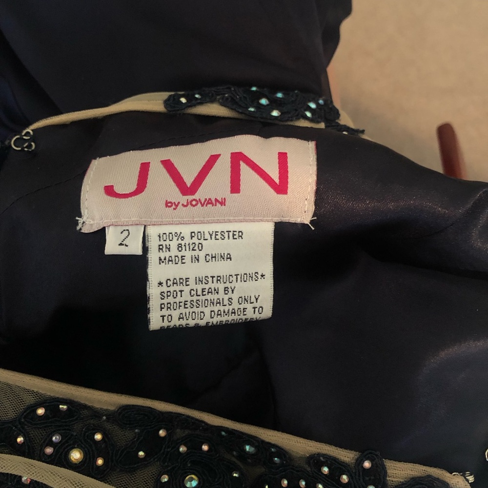 Jovani Prom Dress, worn once, navy blue